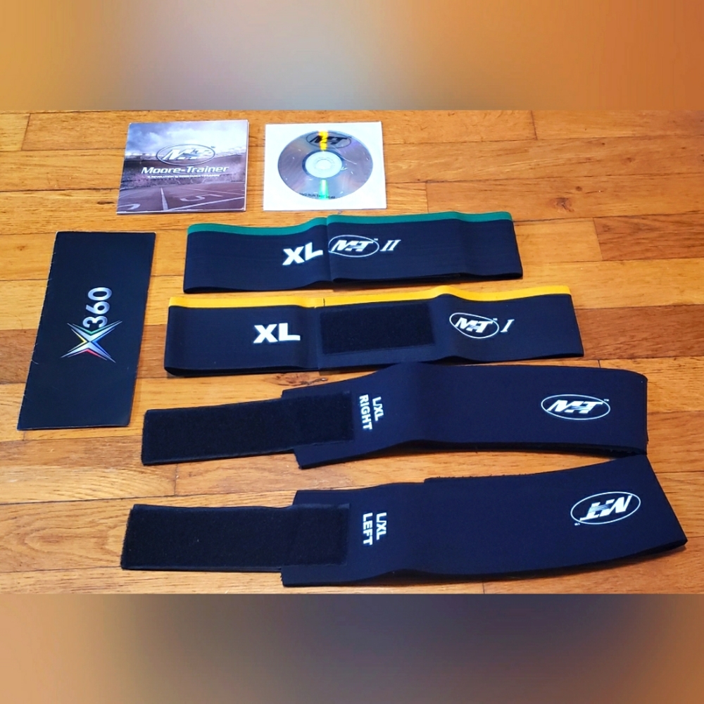 Full Body QVC Workout Fitness Exercise Resistance Bands Set with DVD